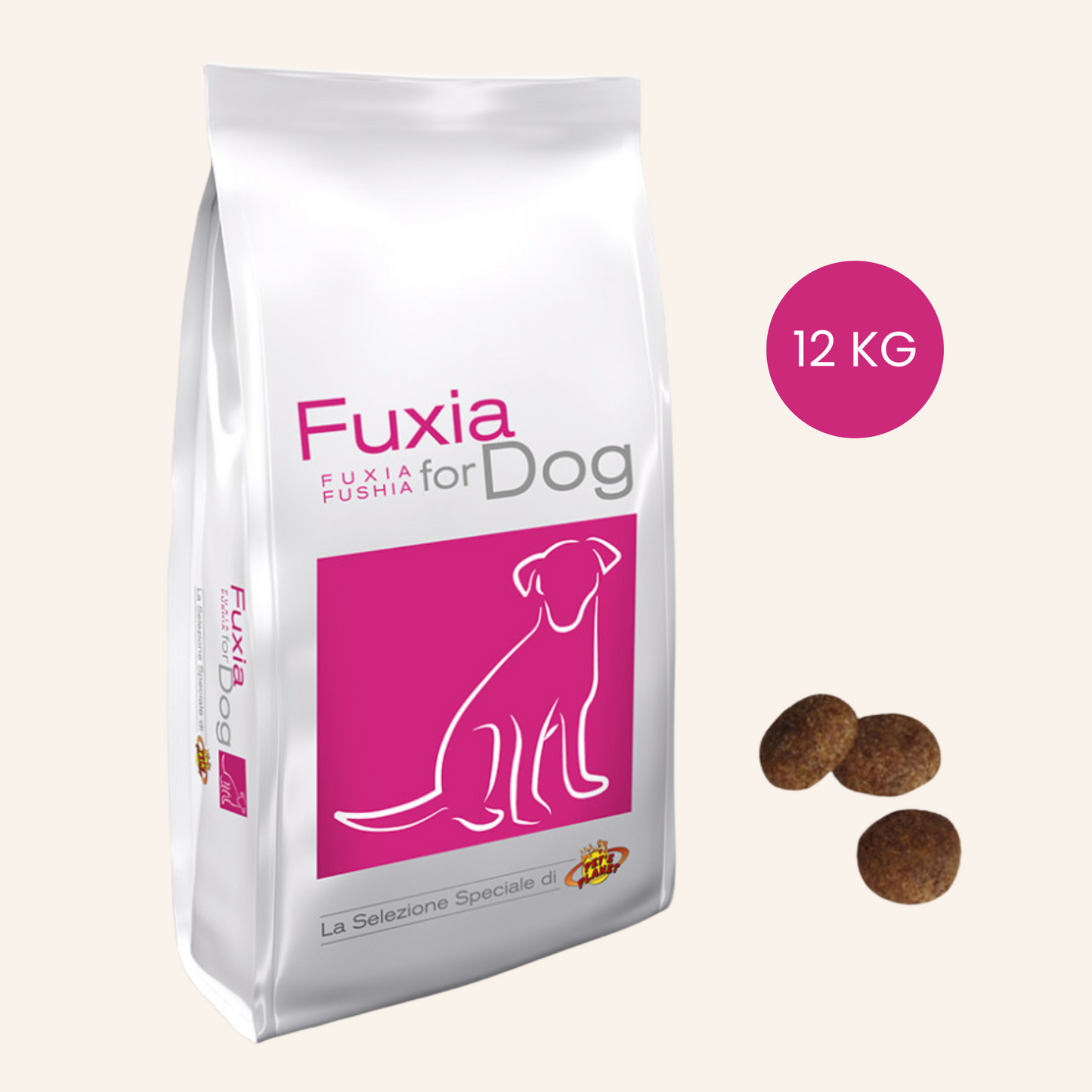 Croquettes Fuxia Pet’s Planet 12 kg – Pour chiens sensibles de taille moyenne et grande