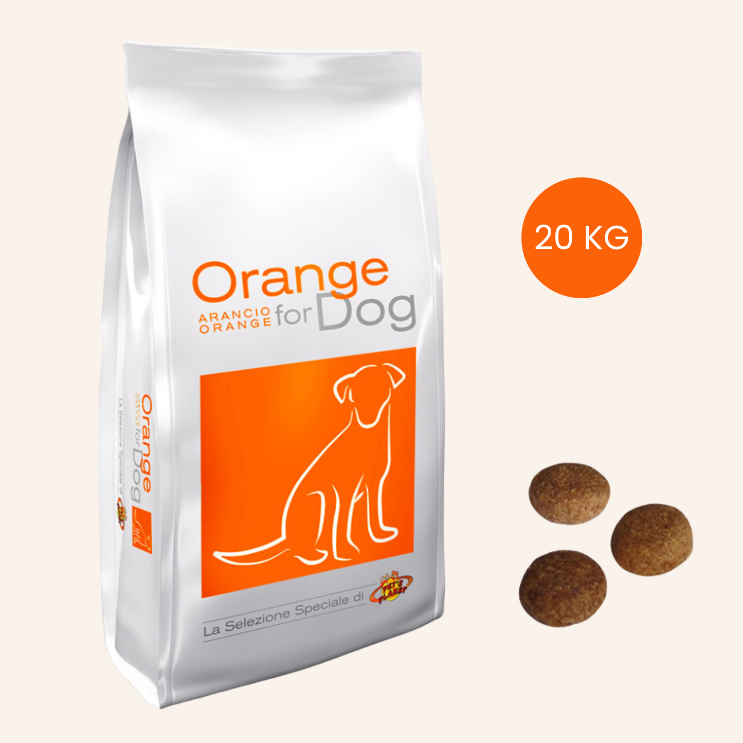 Croquettes Orange Pet’s Planet 20 kg – Pour grands chiens sensibles
