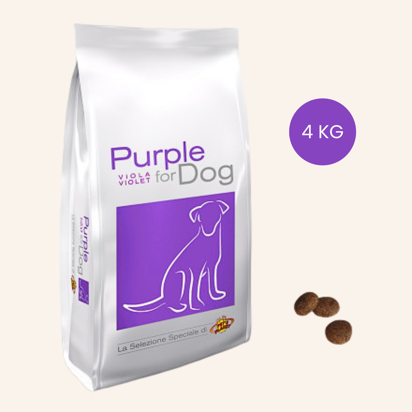 Croquettes Purple Pet’s Planet 4 kg pour chien sensible – Ingrédients locaux et digestibilité optimale