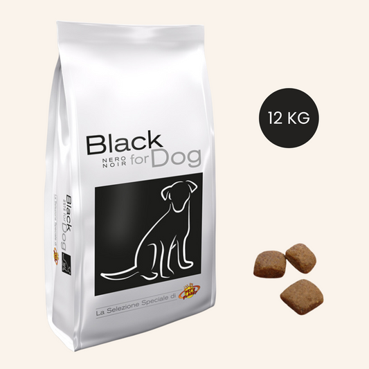Croquettes Black for Dog 12 kg – Aliment complet pour chiens actifs
