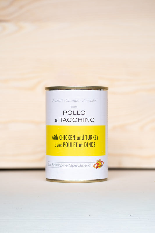 Bouchées au poulet et dinde pour chien - 405 g ou 1 230 g - Pet's Planet