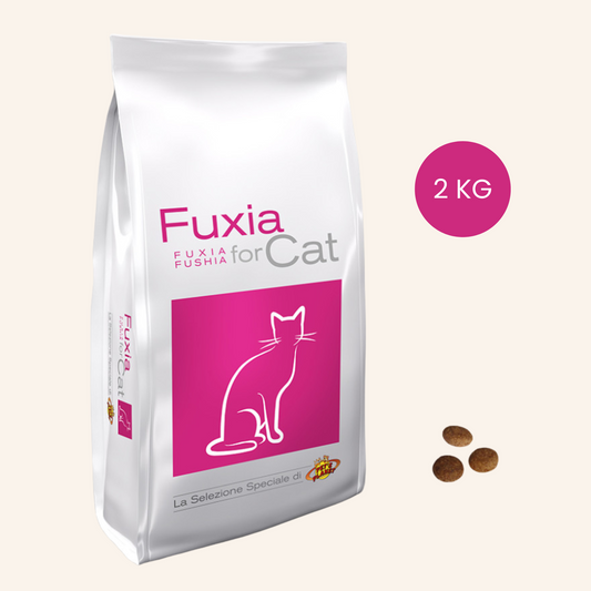 Croquettes FUXIA for Cat 2 kg – Aliment pour chats sensibles et stérilisés
