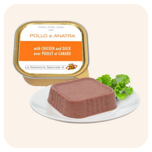 Terrine au poulet et canard pour chat - 300 g - Pet's Planet