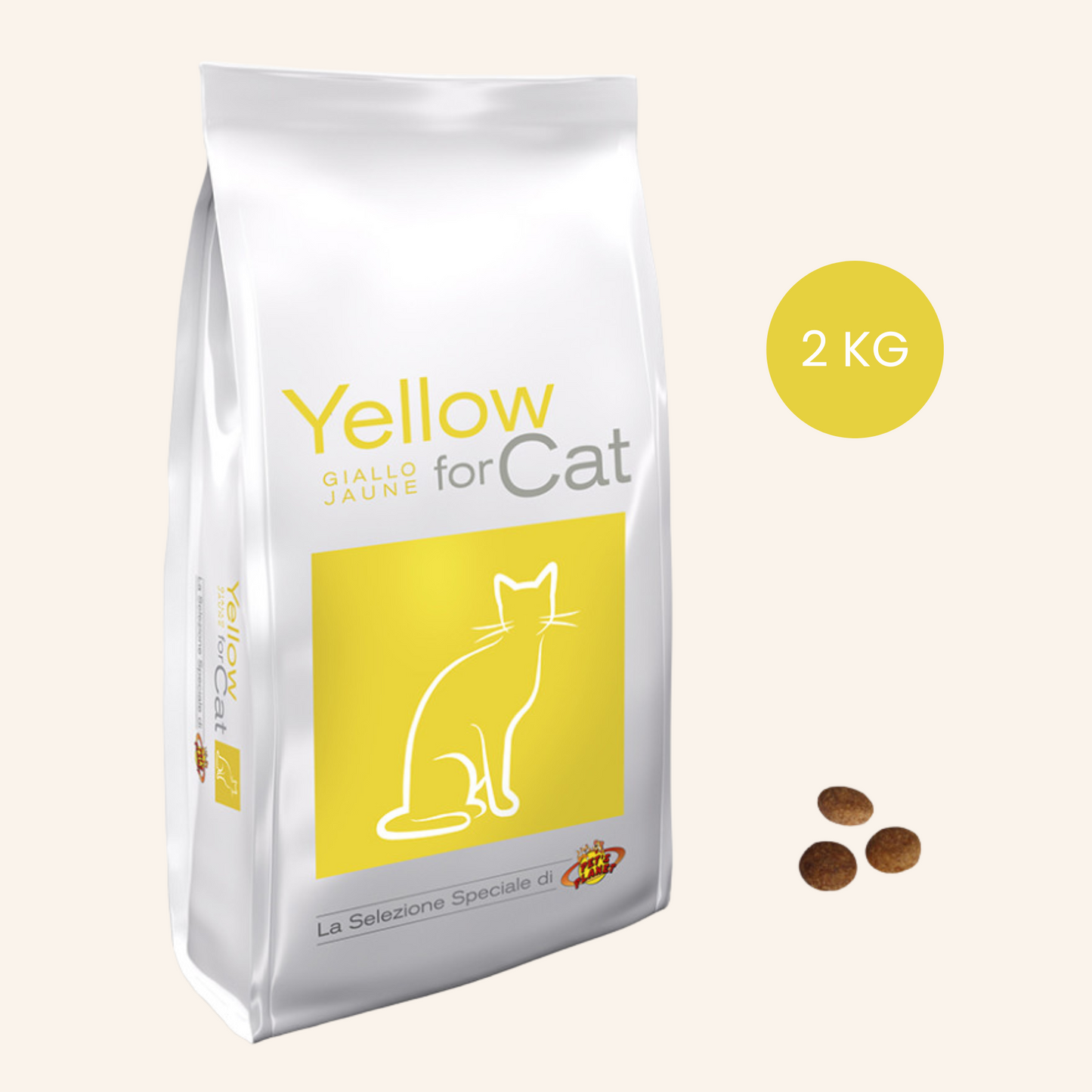 Croquettes YELLOW for Cat – Aliment complet pour chats sensibles
